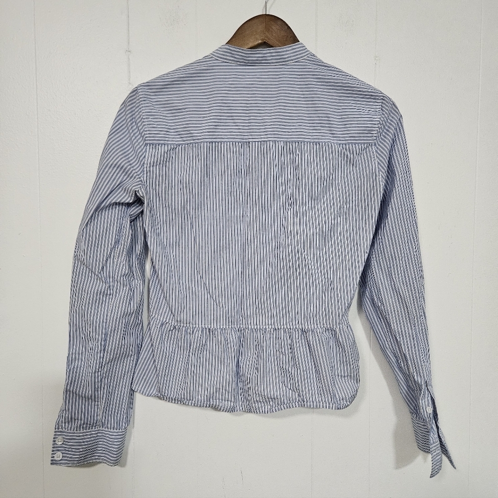 Veronica Beard Stripped Button Up - Picture 4 of 6